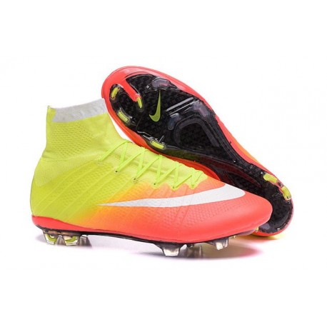 cr7 boots orange
