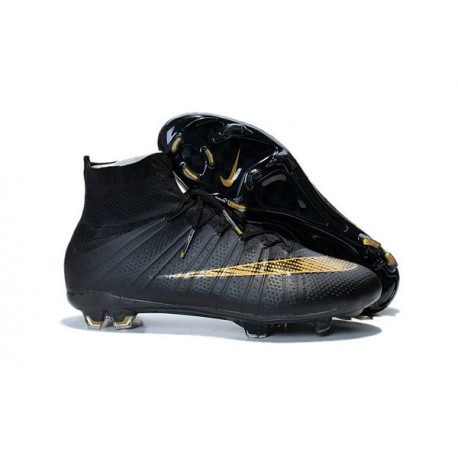 black and gold nike vapor cleats