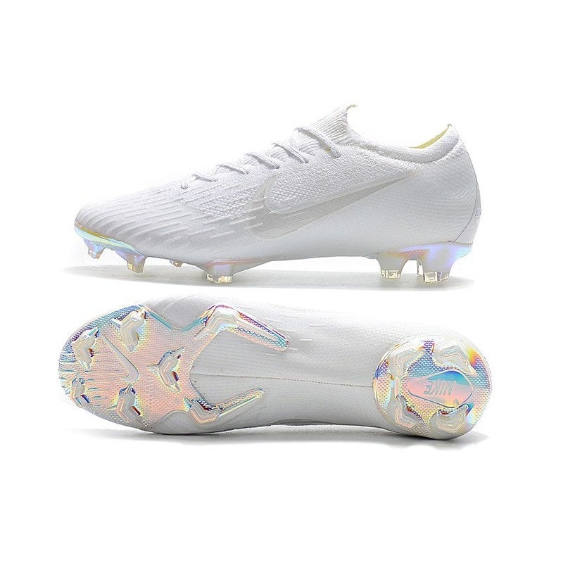 all white vapor cleats