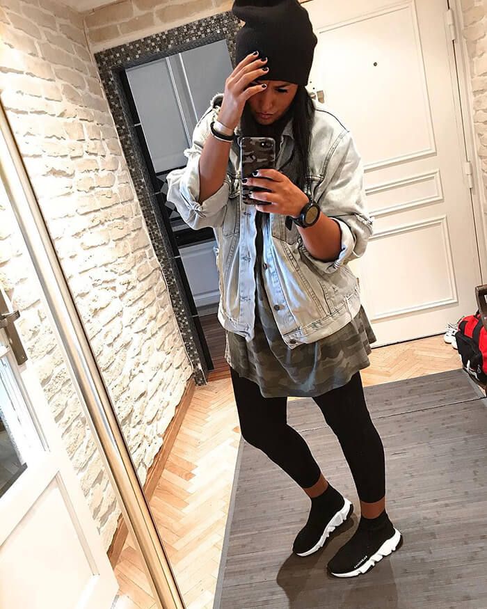 balenciaga speed trainer outfit women