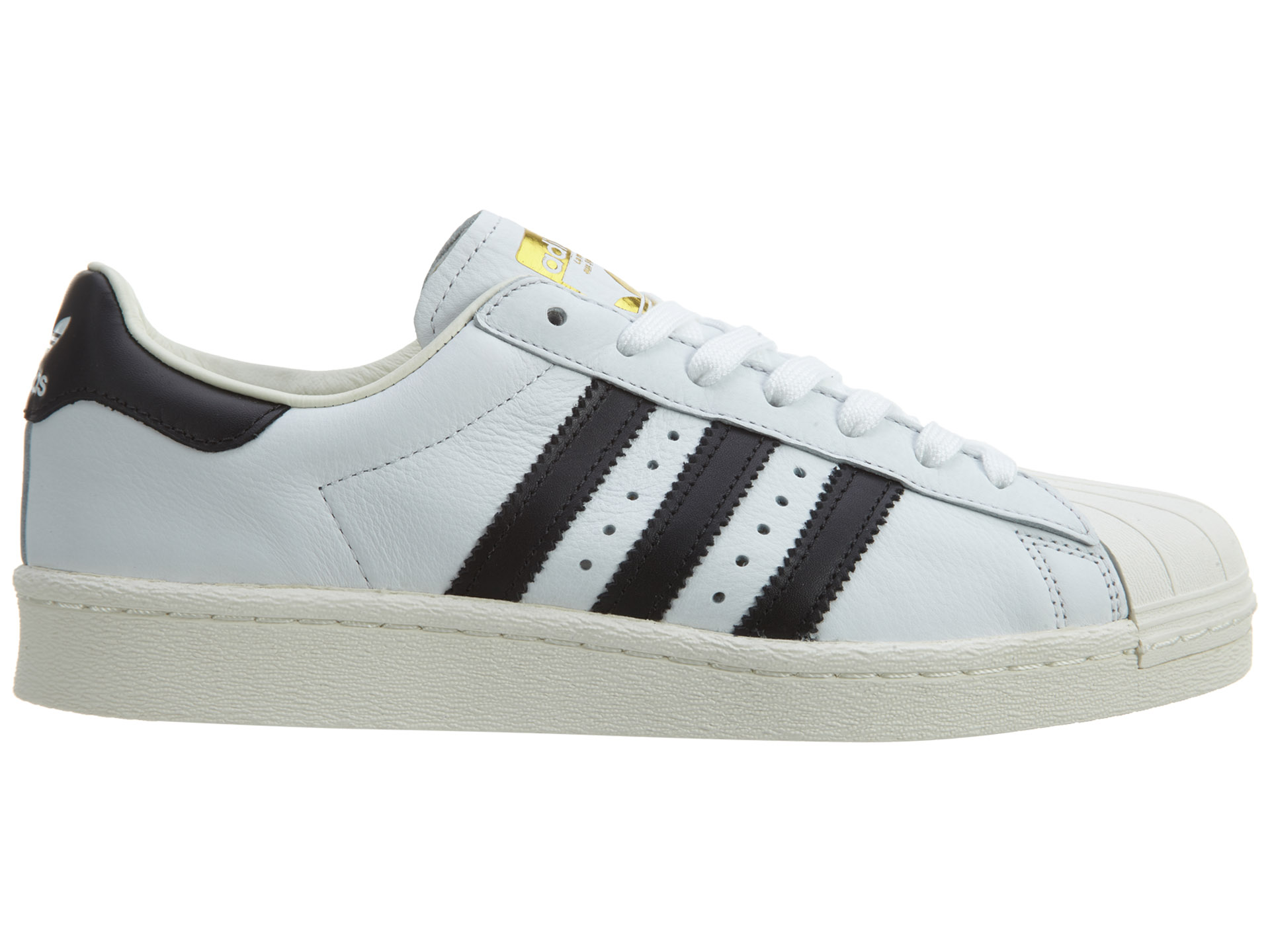 adidas Superstar White/Black/Gold 