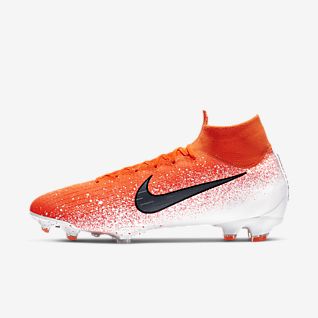 orange nike soccer shoes