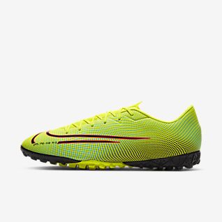 green nike soccer boots