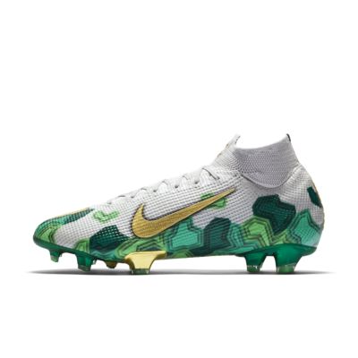 green nike soccer boots