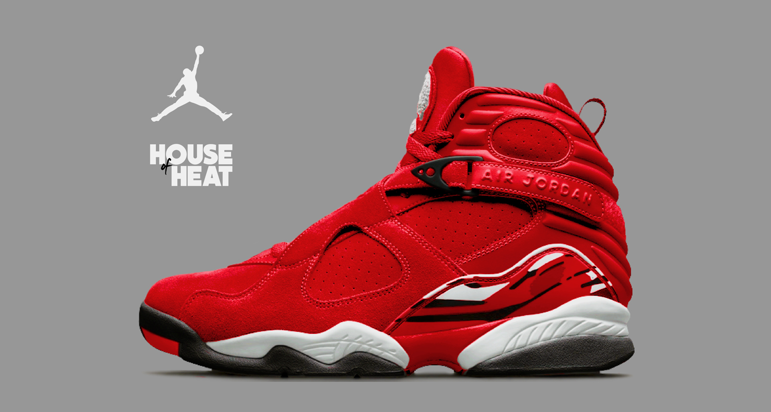 red air jordan 8