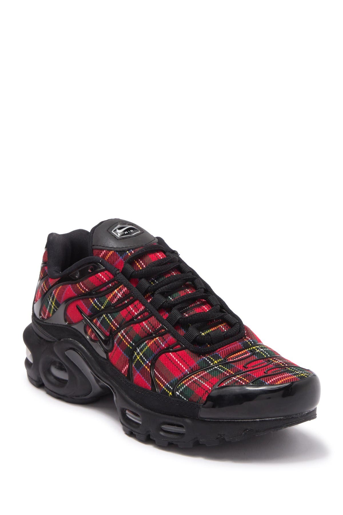 black and plaid air max