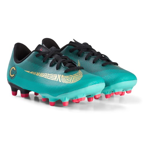 green nike soccer boots