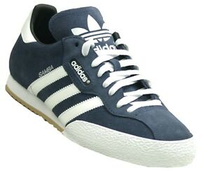 blue and white sambas