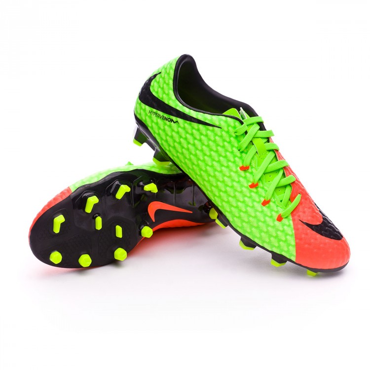 nike green and black football boots