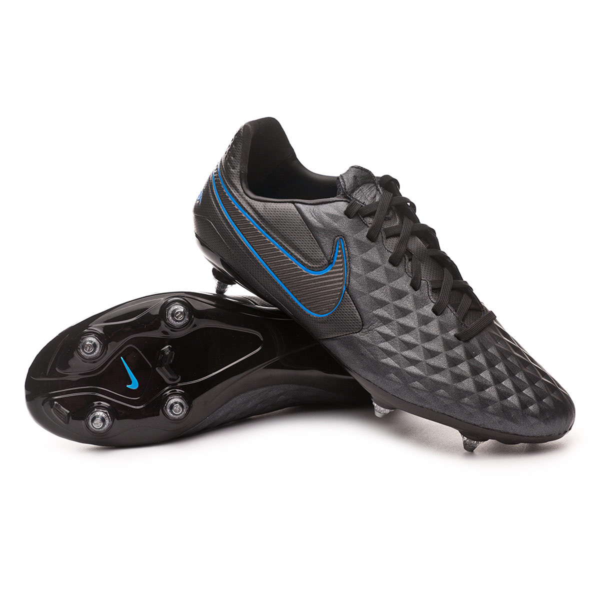 blue and black nike football boots
