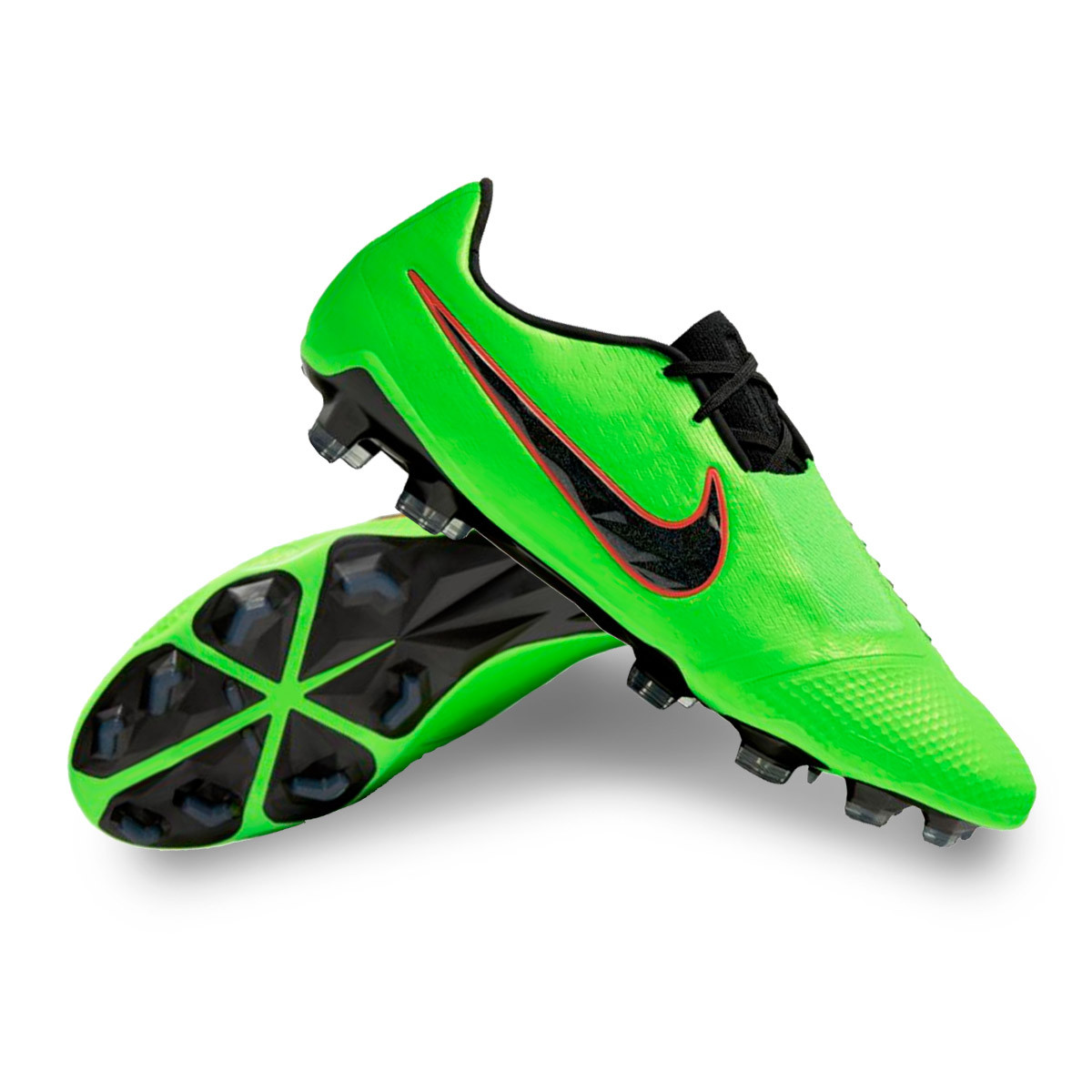 nike green and black football boots