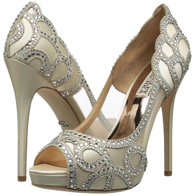 cheap badgley mischka bridal shoes