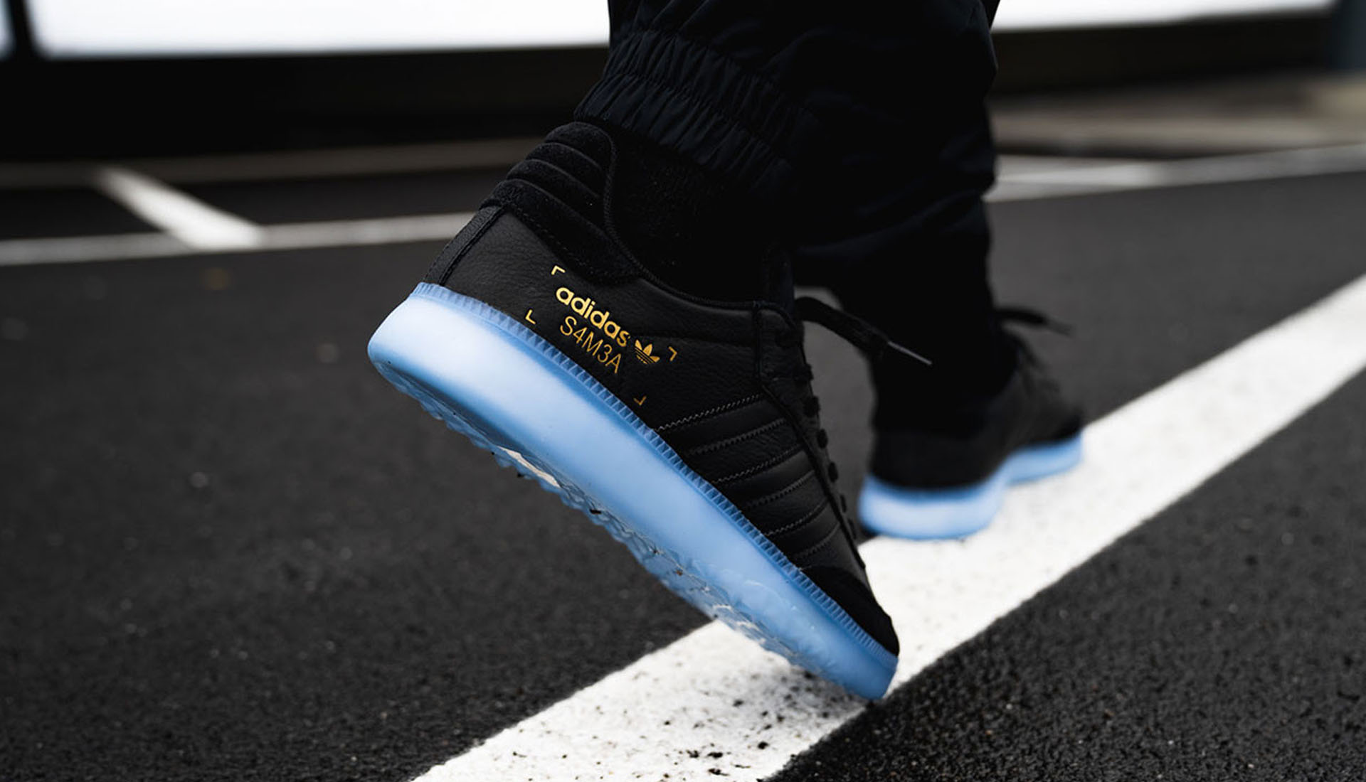 samba rm shoes black