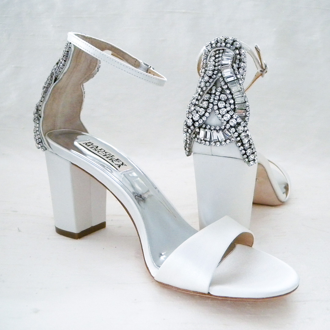 cheap badgley mischka bridal shoes