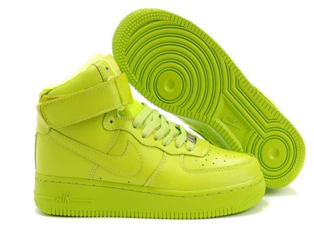 Nike Air Force One neon green 