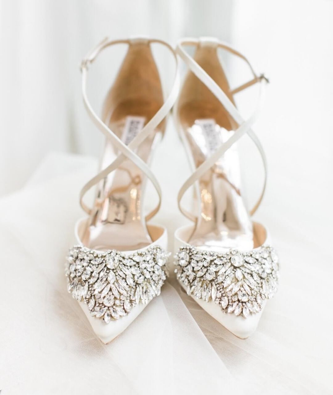 cheap badgley mischka bridal shoes