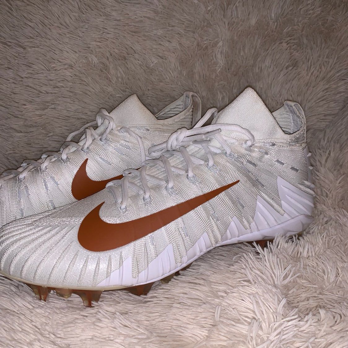 burnt orange football cleats