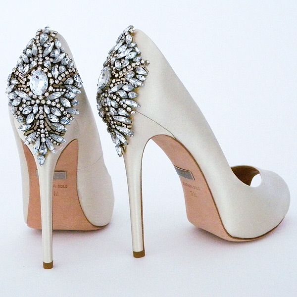 cheap badgley mischka bridal shoes