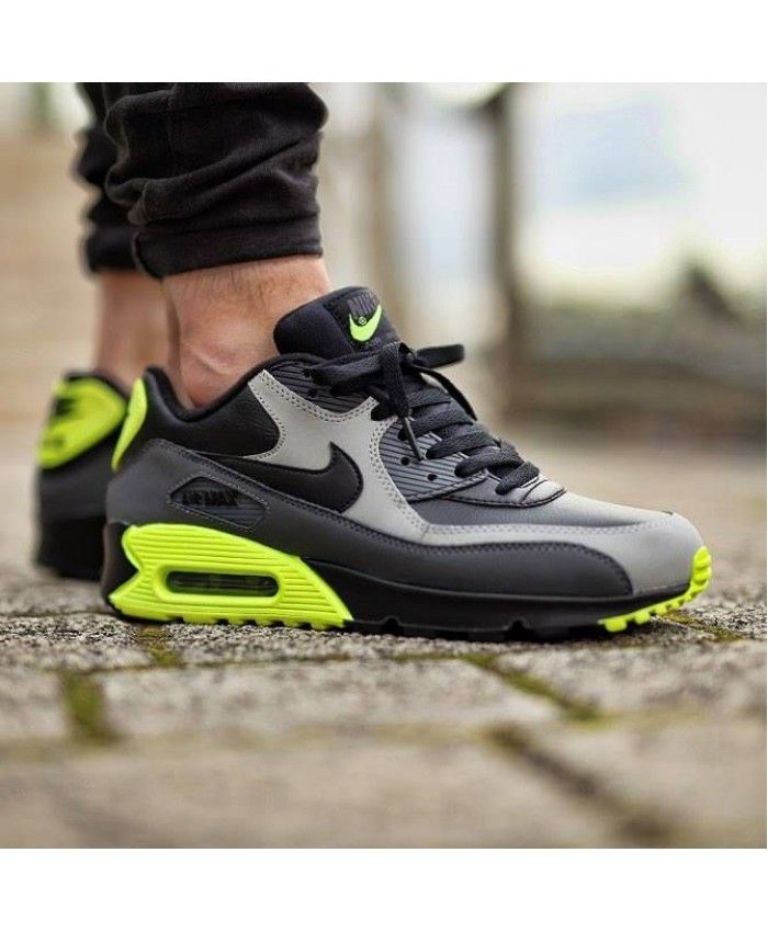 Air Max 90 Leather Deep Grey Green 