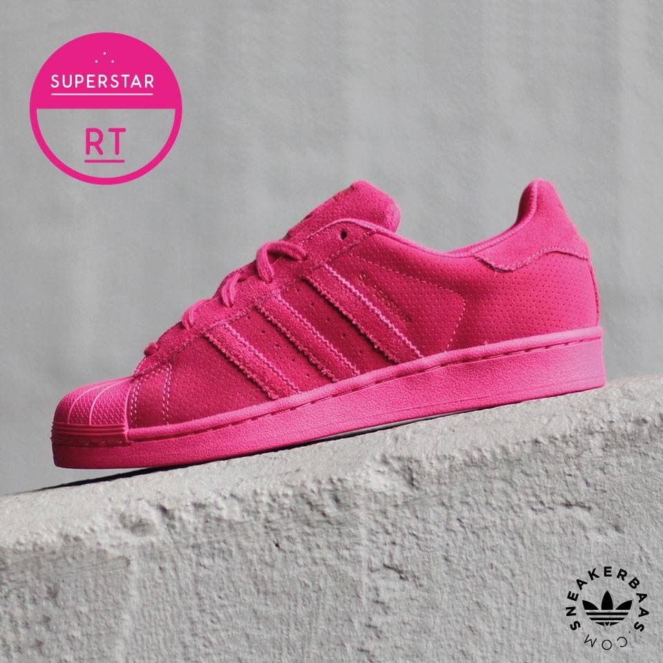 adidas Originals Superstar: Neon Pink 