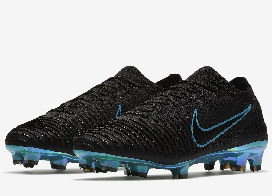 blue and black nike football boots
