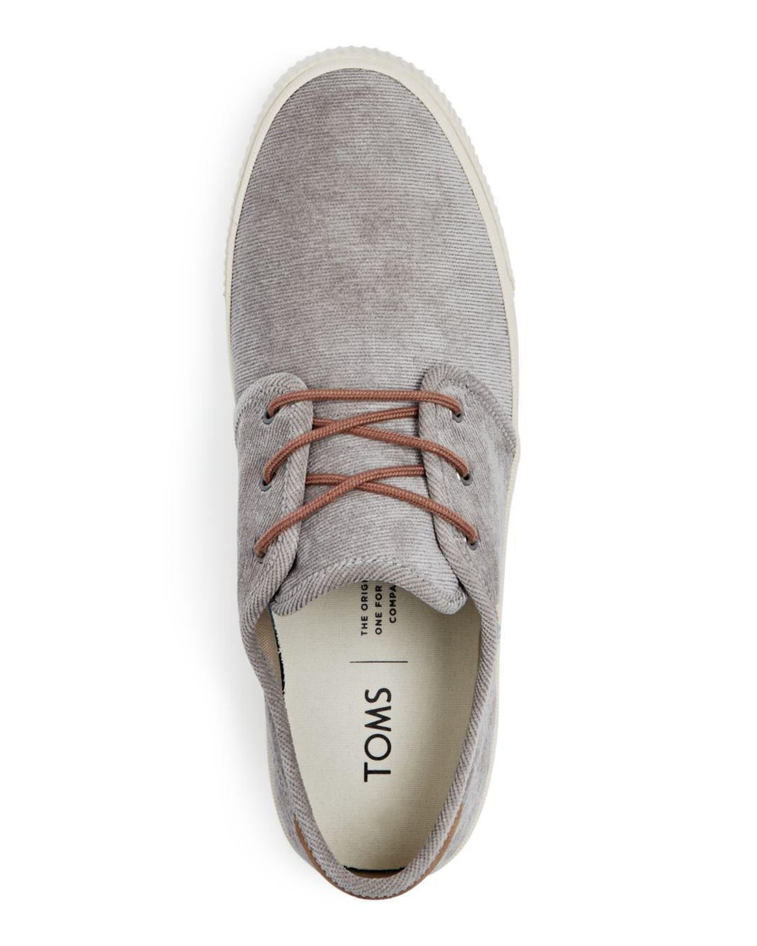 TOMS Cement Micro Corduroy Men's Carlo 