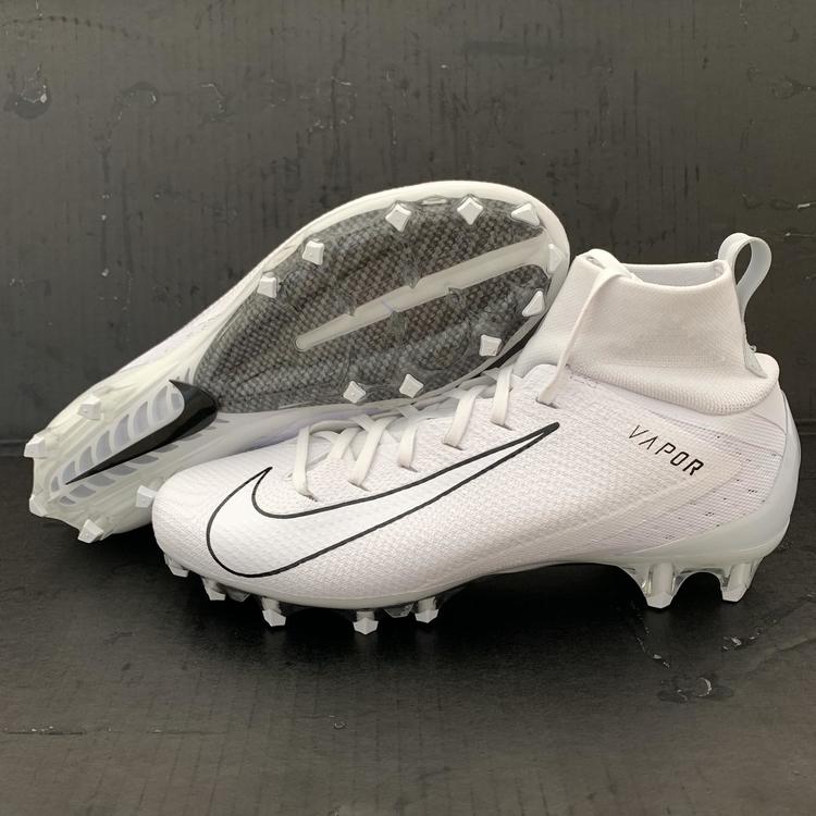 all white vapor cleats