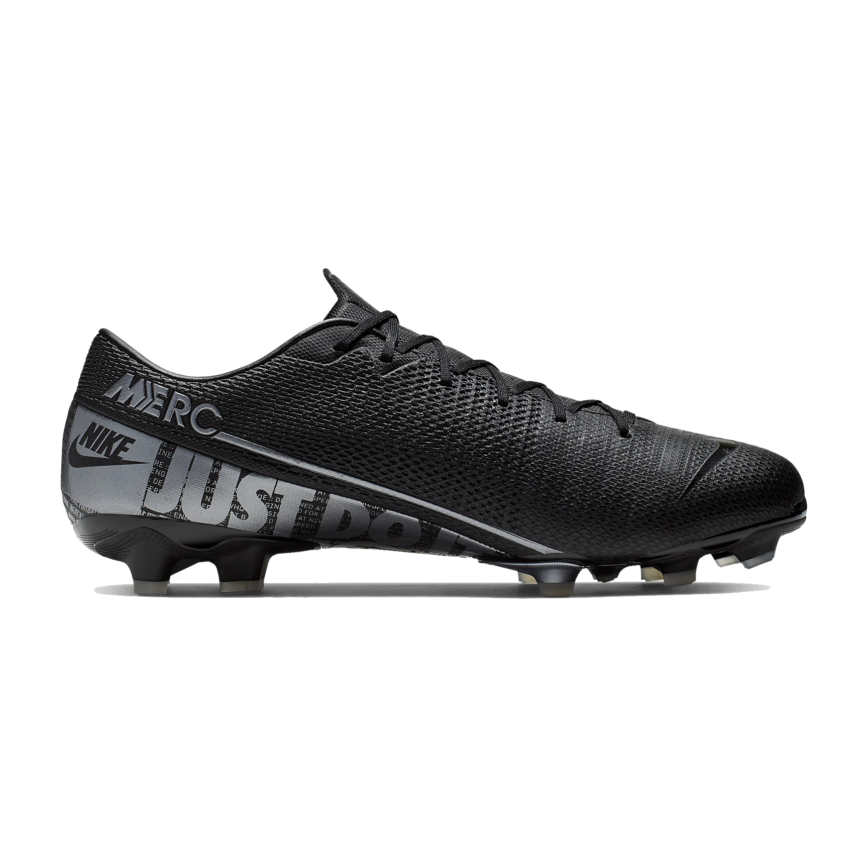 nike football boots mercurial black