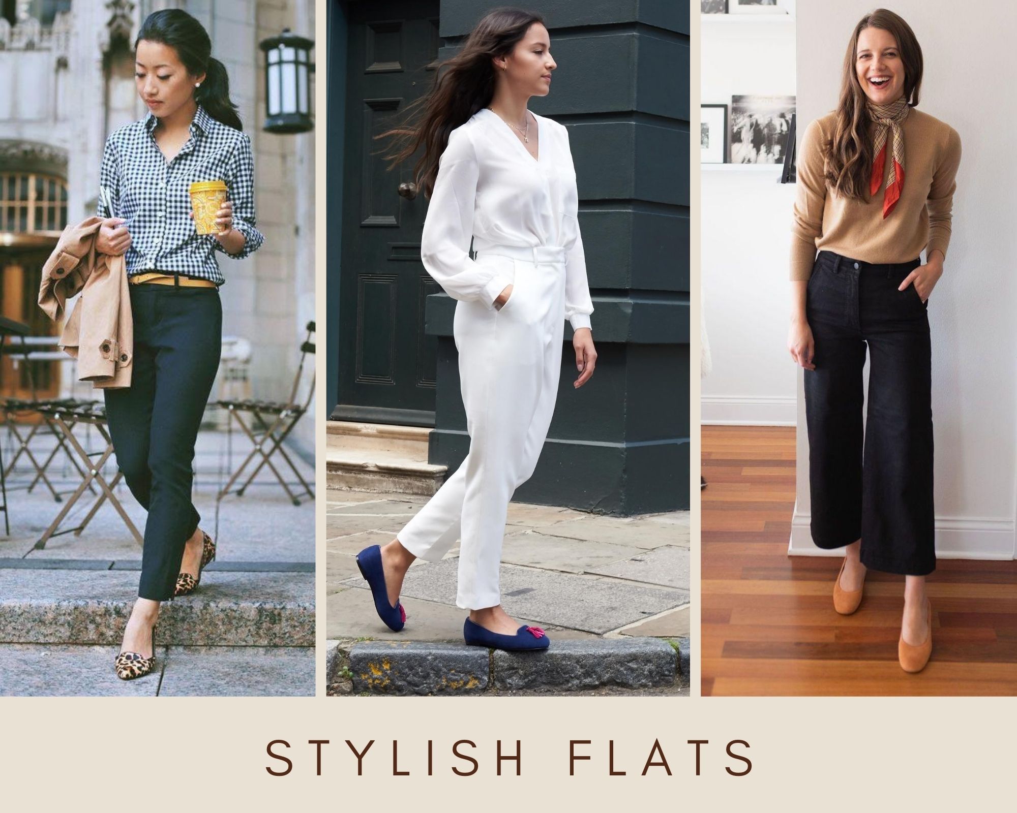 stylish flat shoes for work