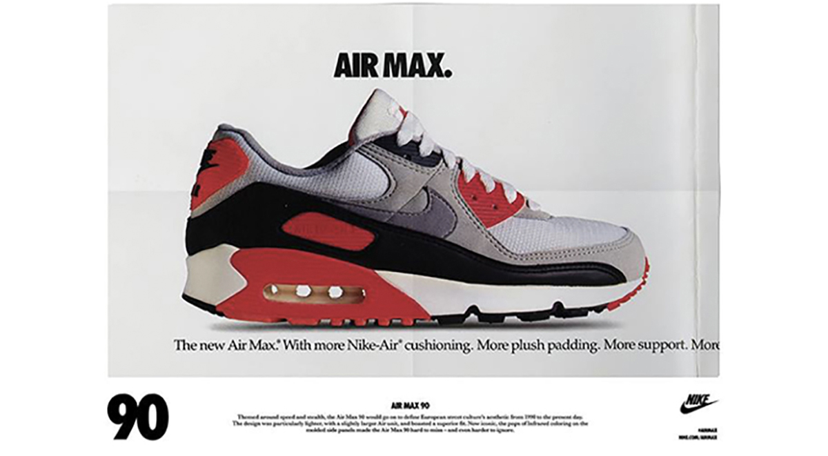 Evolution of the Nike Air Max 90 