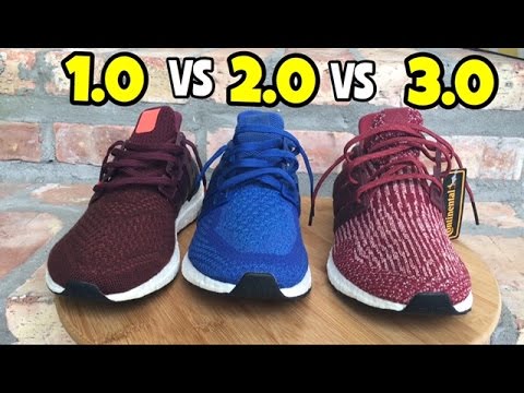 adidas Ultra BOOST comparison 1.0 vs 2 