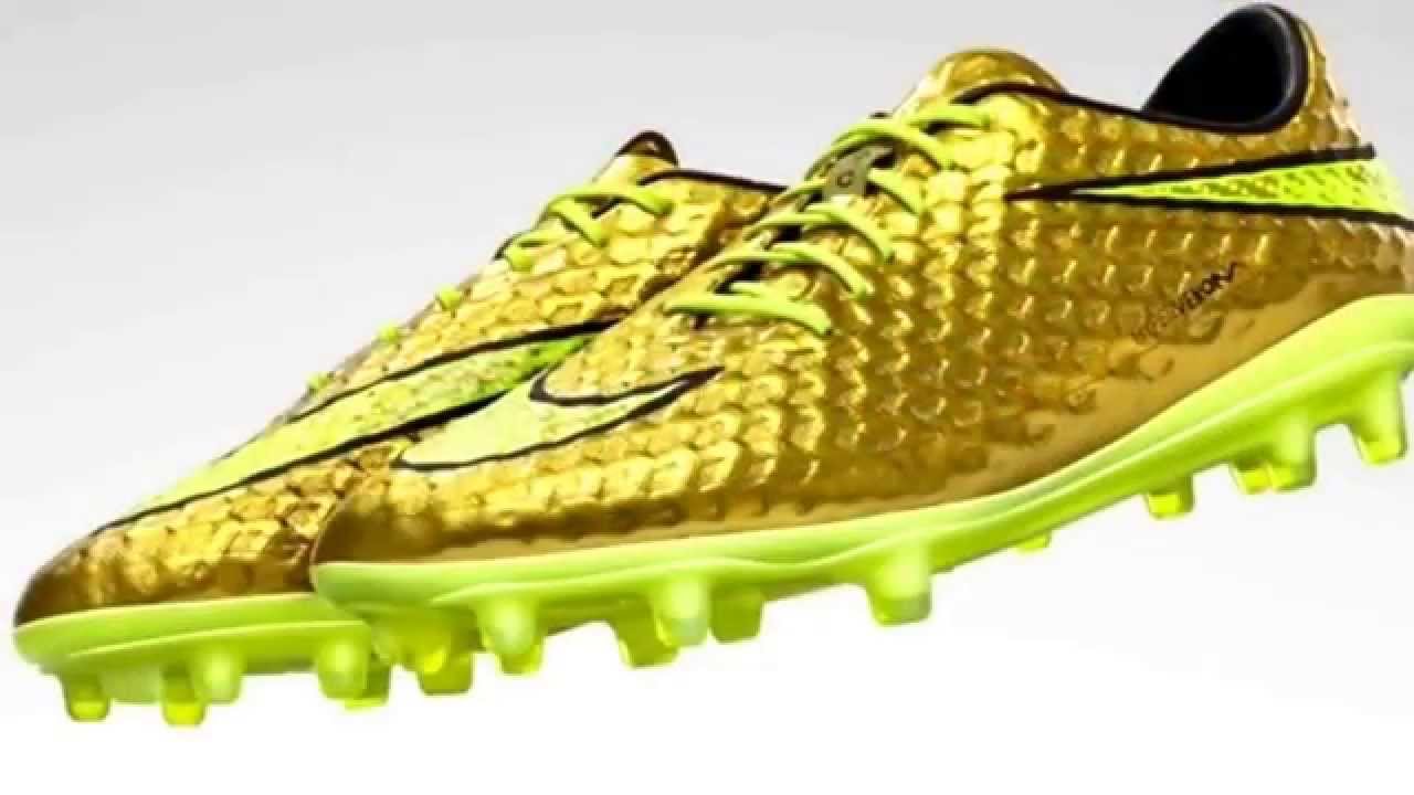 nike gold soccer shoes