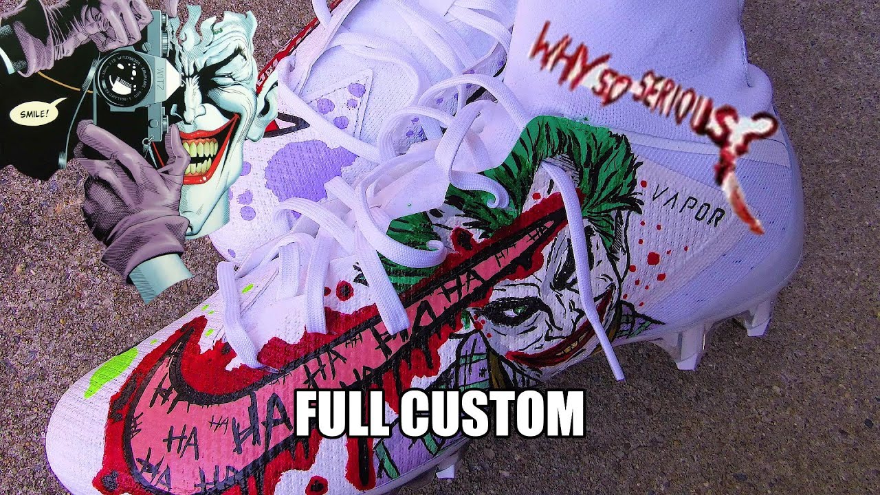 THE JOKER full custom Nike cleats Time 