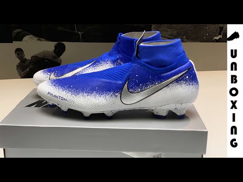 nike phantom boots blue