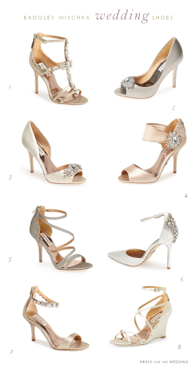 cheap badgley mischka bridal shoes