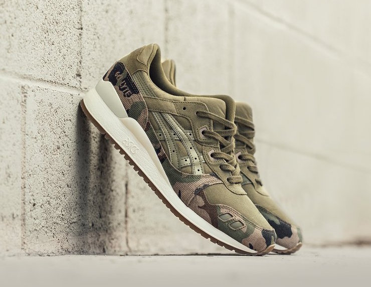 Asics Gel Lyte III Martini Olive Camo 
