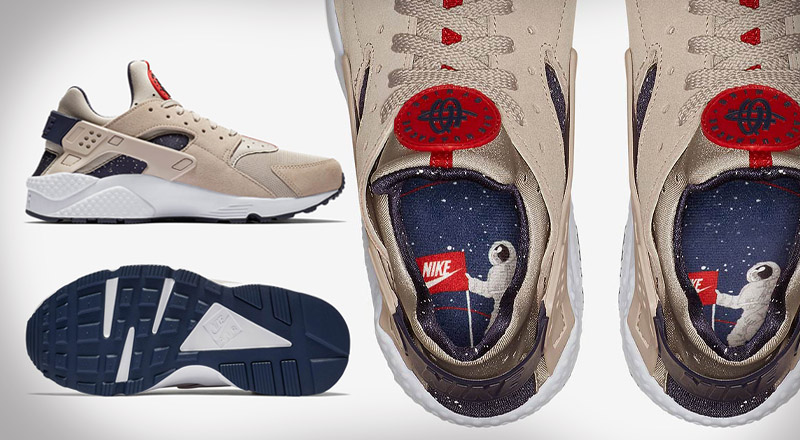 nike huarache moon particle