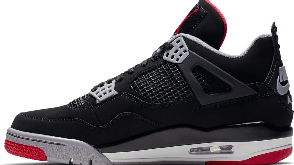air jordan 4 black cement grey fire red